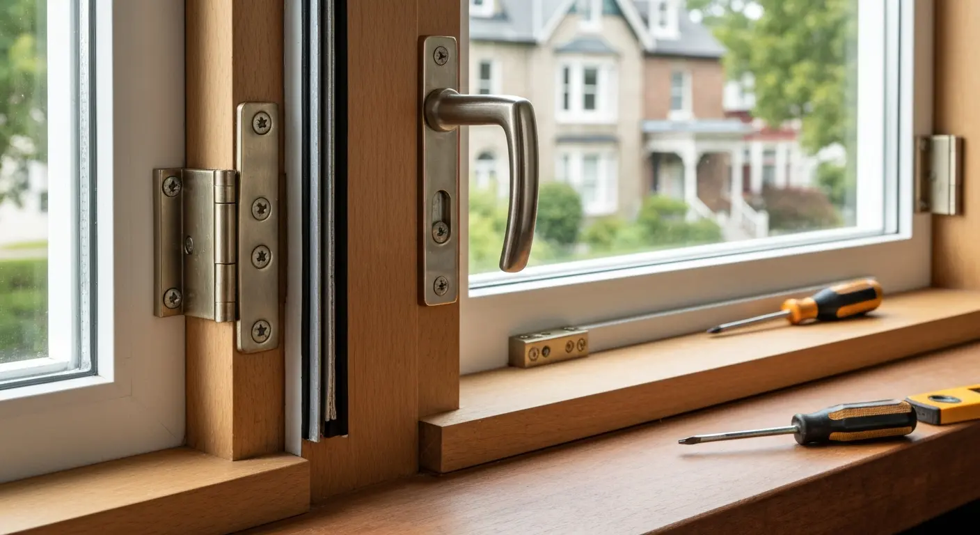 Window frame and hardware repair