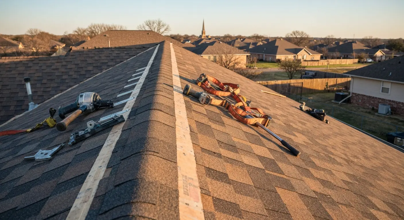 Roof repair in Edmond