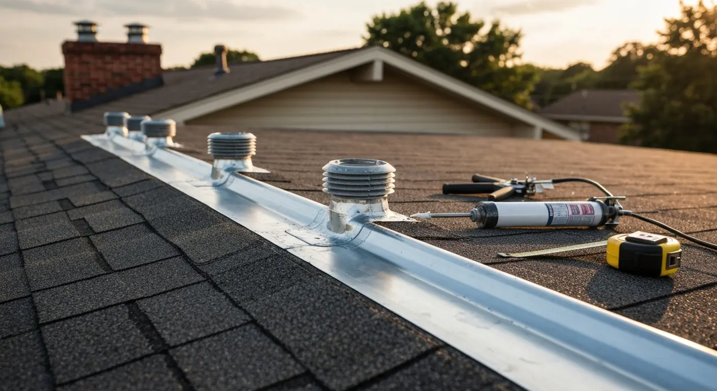 Flashing and vent repair