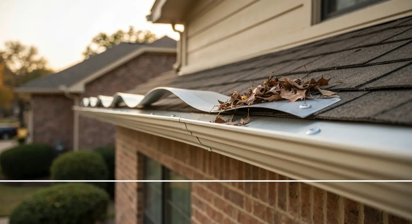 Reverse-curve gutter guard system