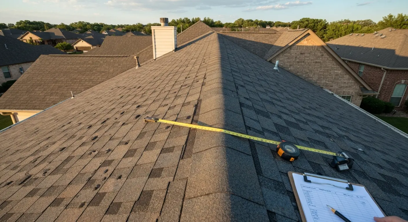Roof inspection in Oklahoma City