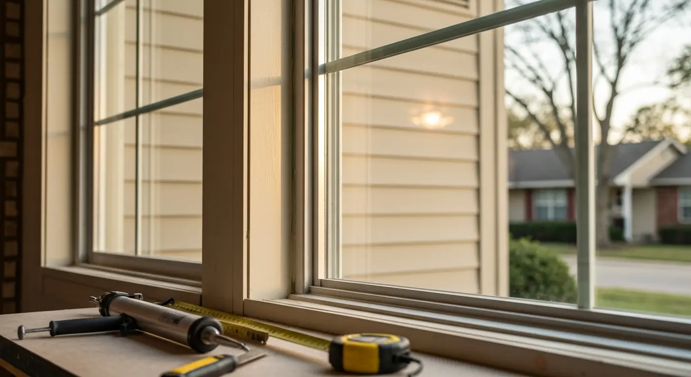 Storm damage window repair