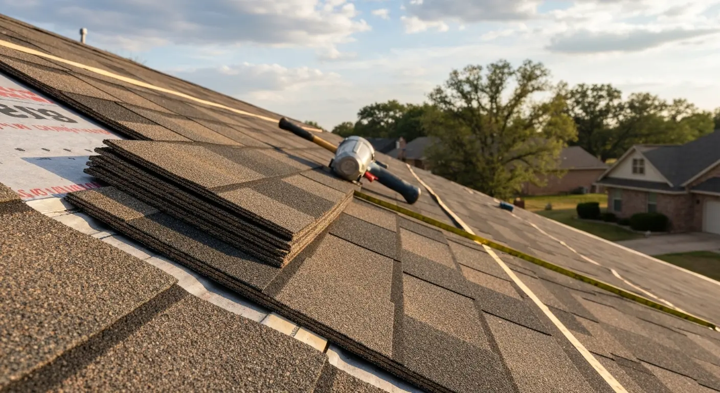 New roof installation in Owasso