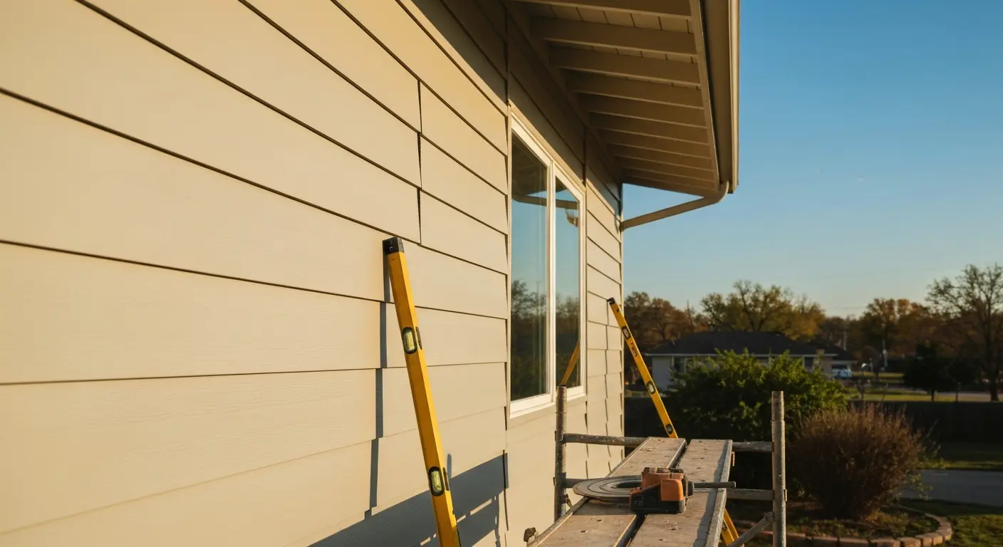 Fiber cement siding installation
