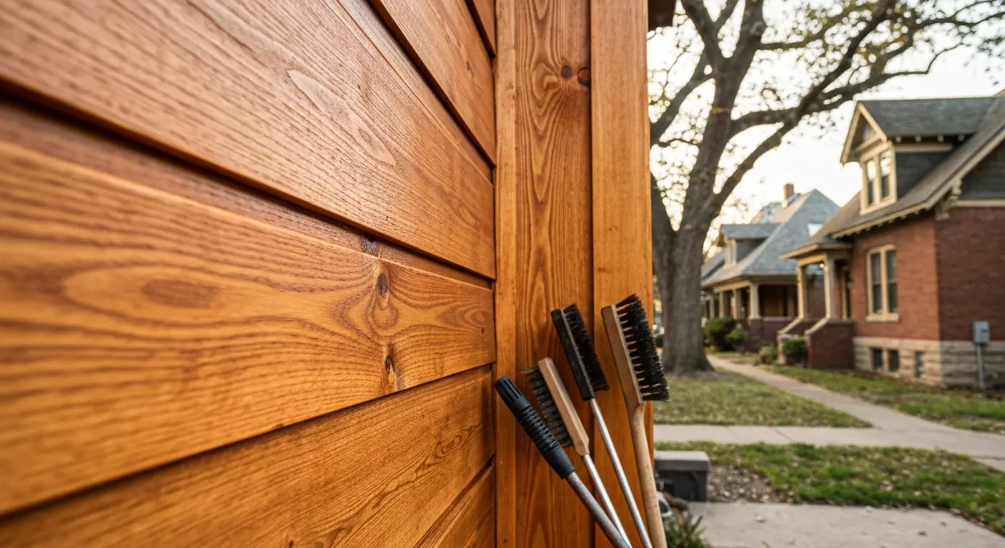 Wood siding restoration