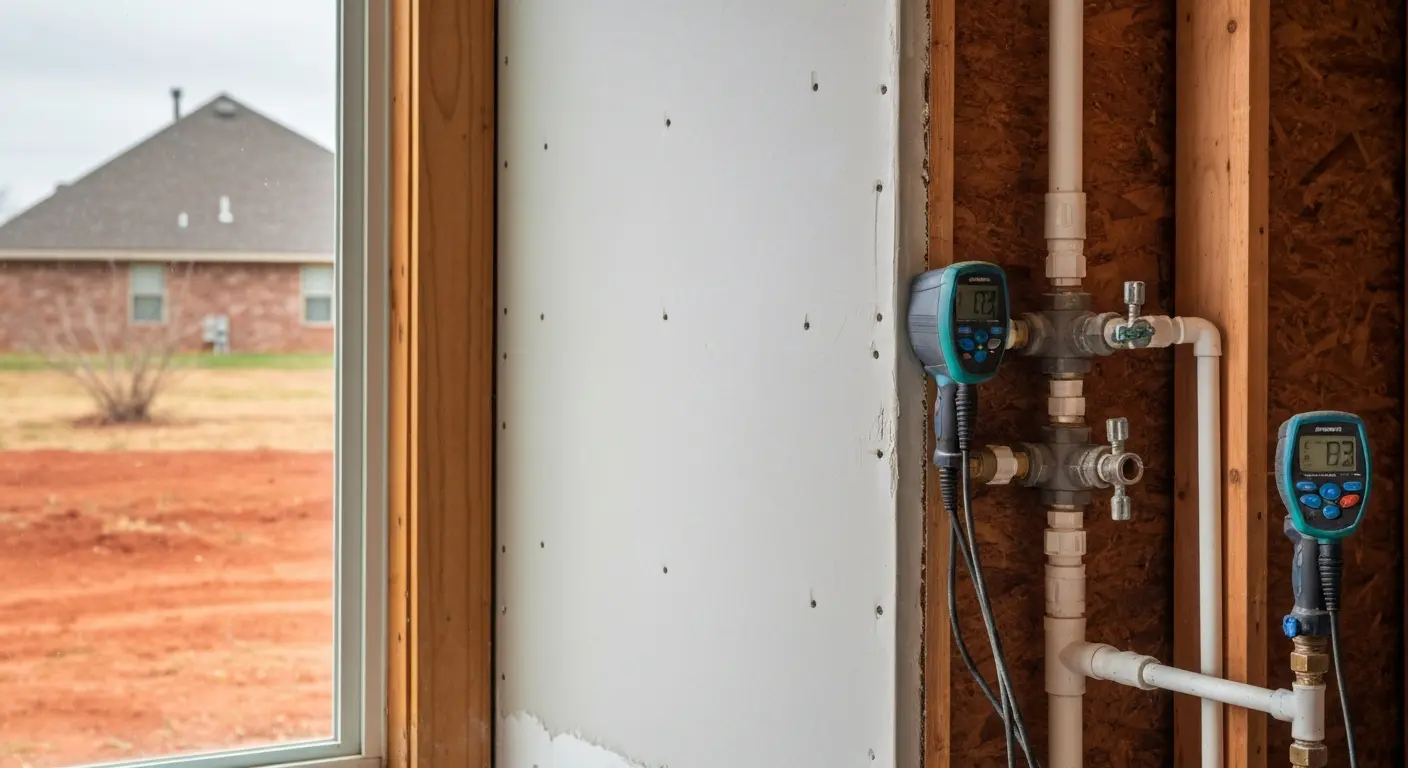 Leak repair and interior water damage