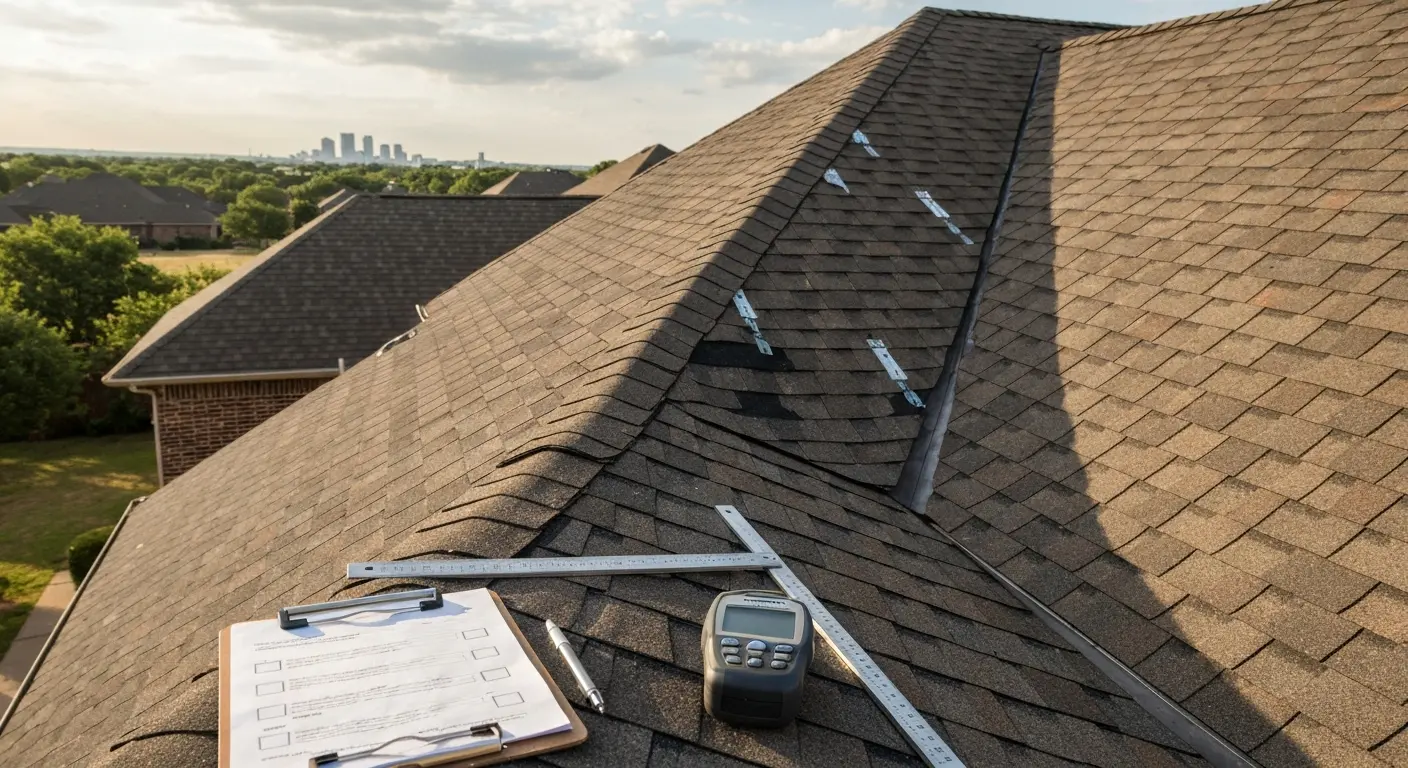 Roof inspection in Bixby