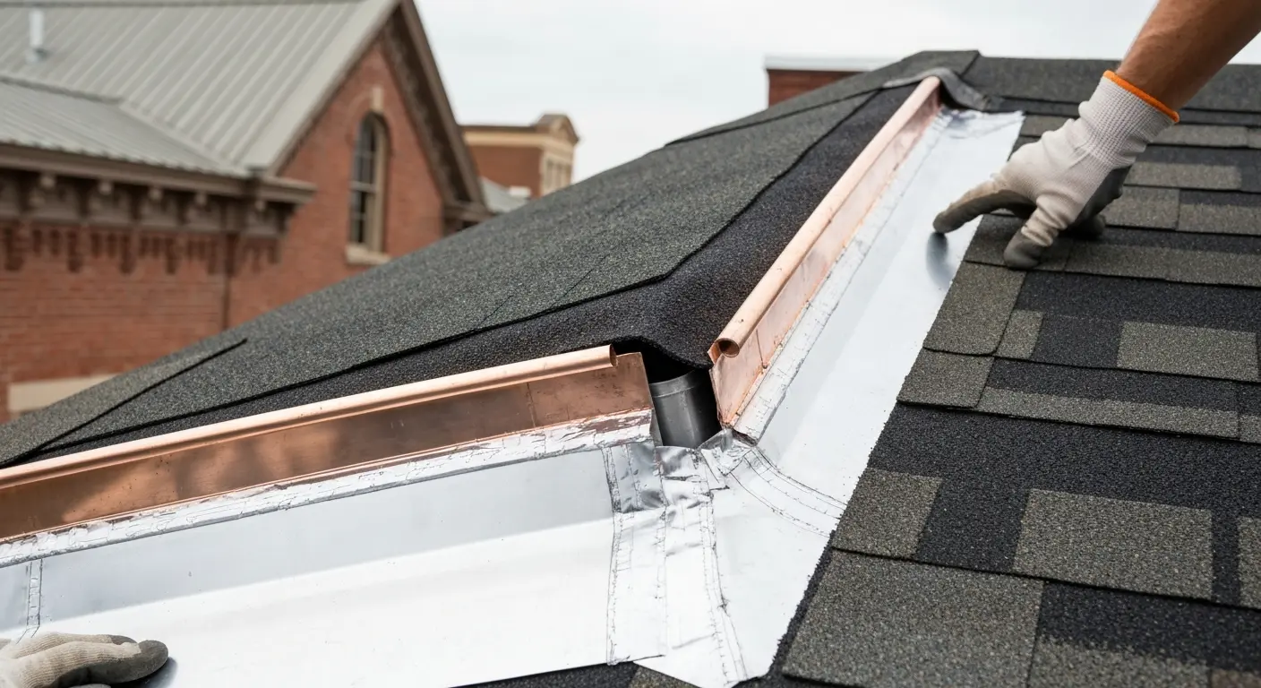 Flashing and ventilation work