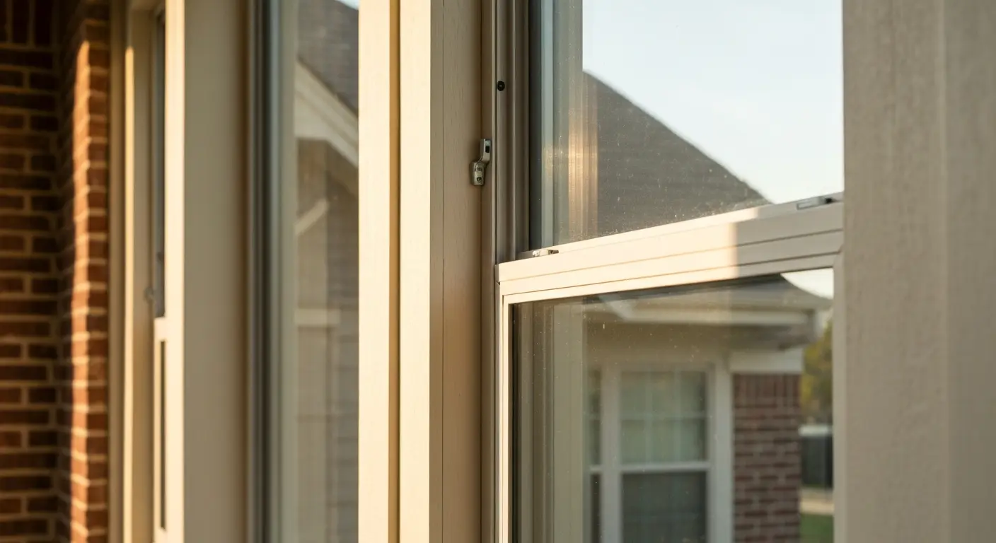 Modern energy-efficient window installation