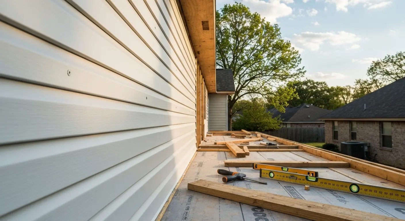 Siding installation