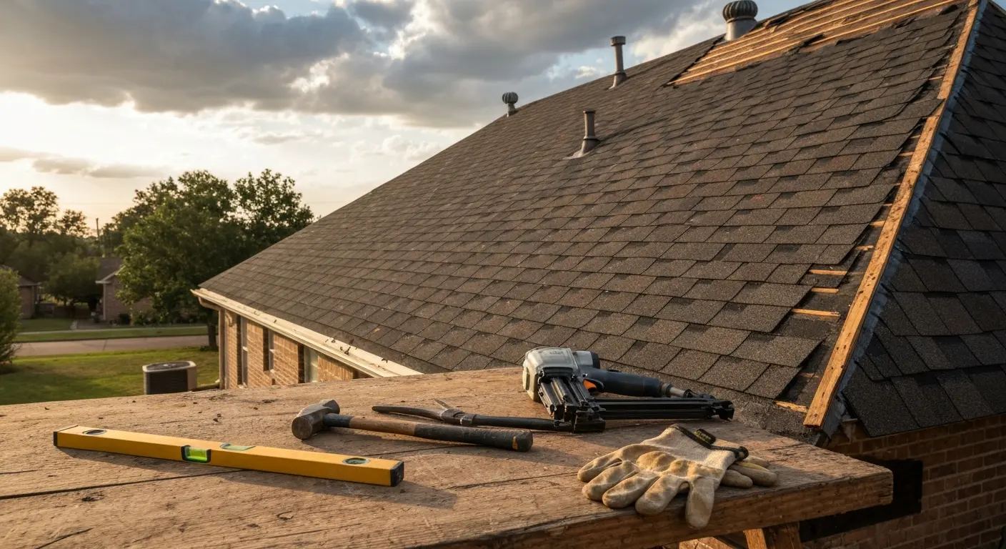 Storm damage repair in Sapulpa