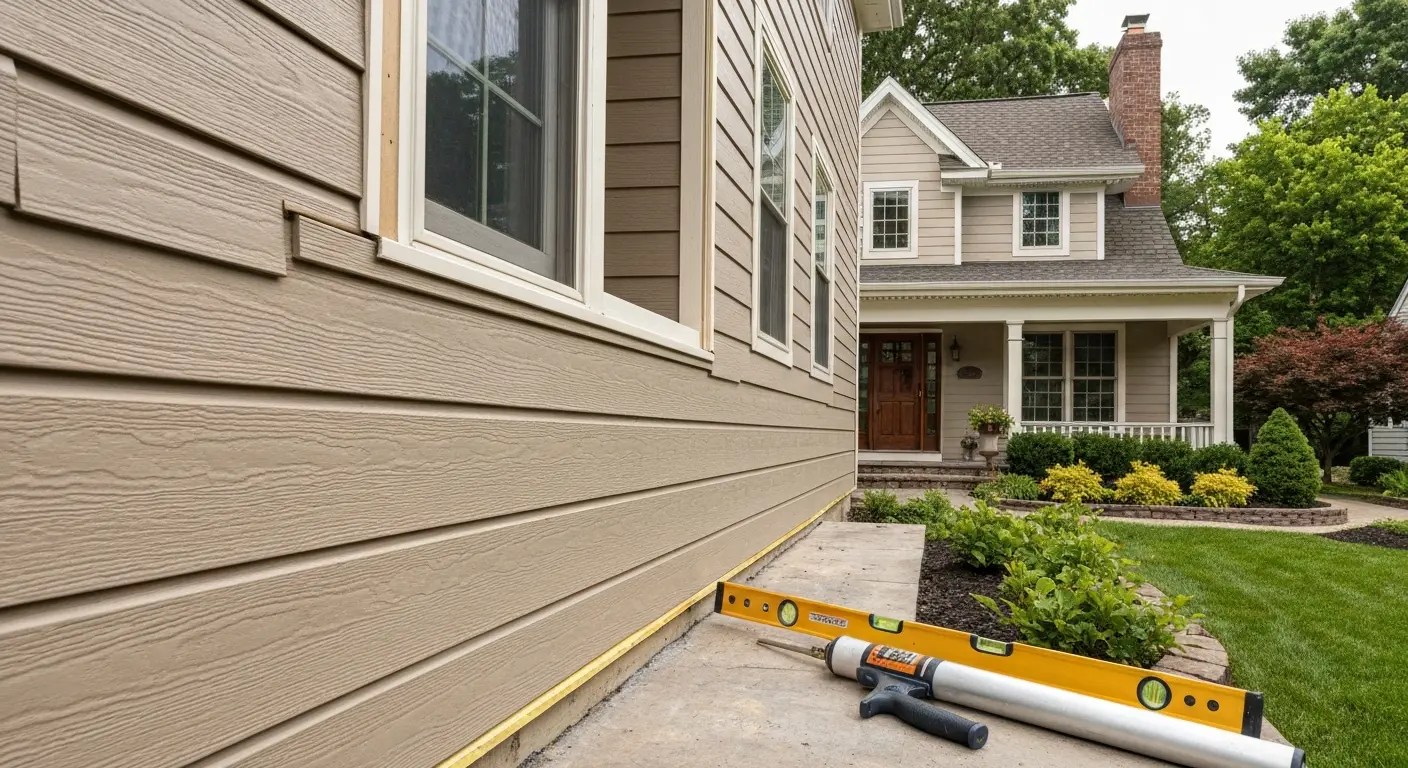 Fiber cement siding installation