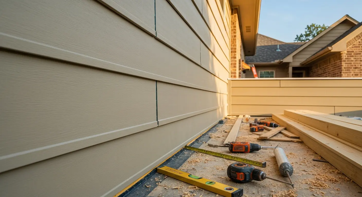 Siding installation