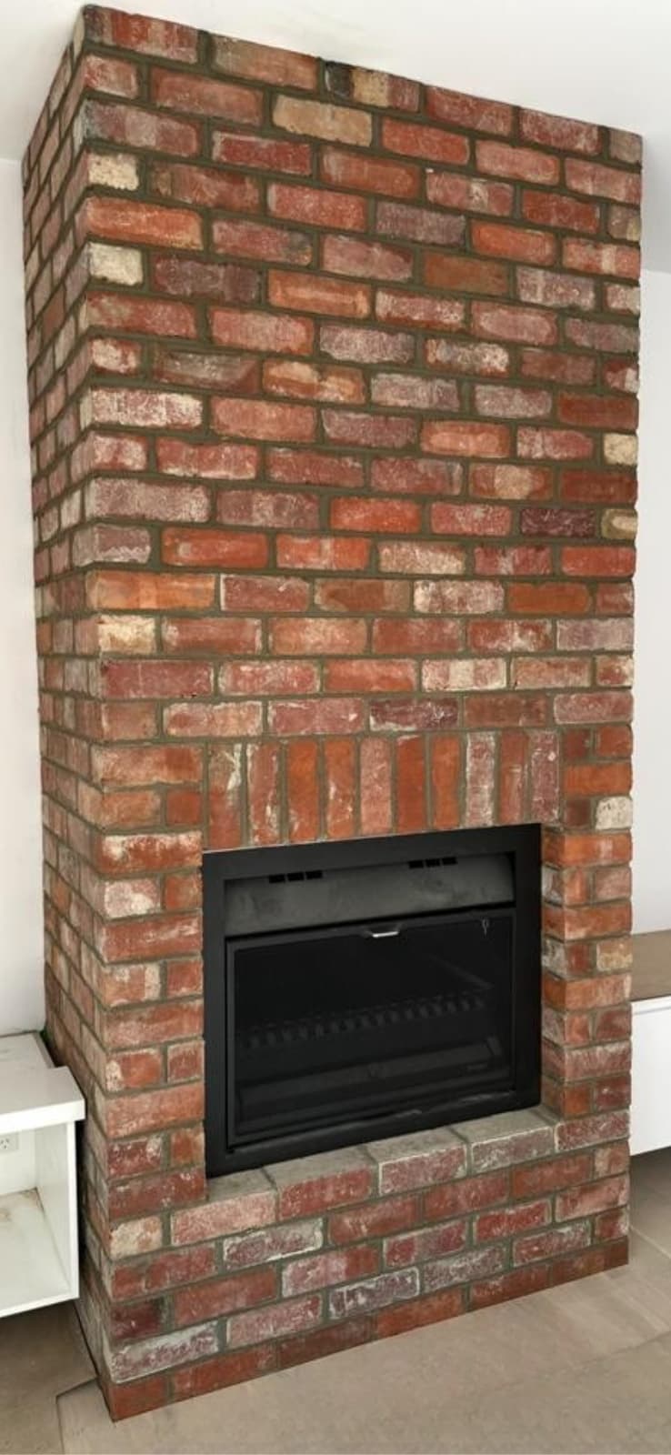 brick fireplace pizza oven Melbourne Bevers Bricks and Blocks