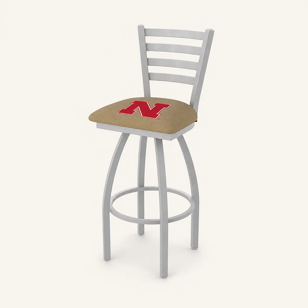Holland L014 Nebraska Logo Jackie 2 Swivel Stool