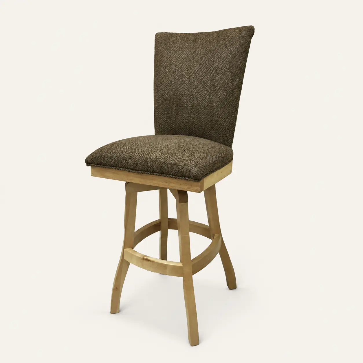 Tobias Designs 700 Wood Swivel Barstool