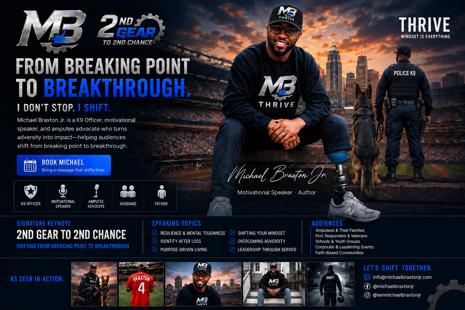 Michael Braxton Jr. Speaker Sheet