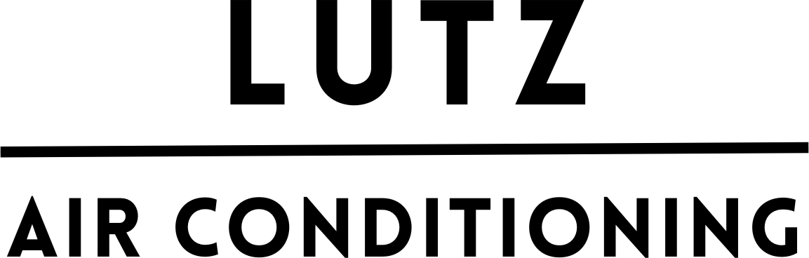 Lutz Air Conditioning Black Logo