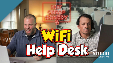 Award-Winning WiFi Help Desk: Projection and Green Screen