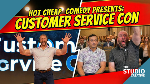 Four Worlds in One Studio Day: Customer Service Con