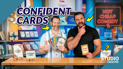 Live Audience Meets Green Screen: Confident Cards