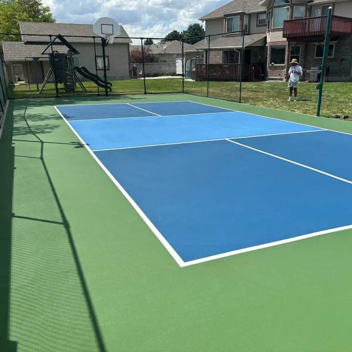 image of pickleball and basketball court combination in arizona