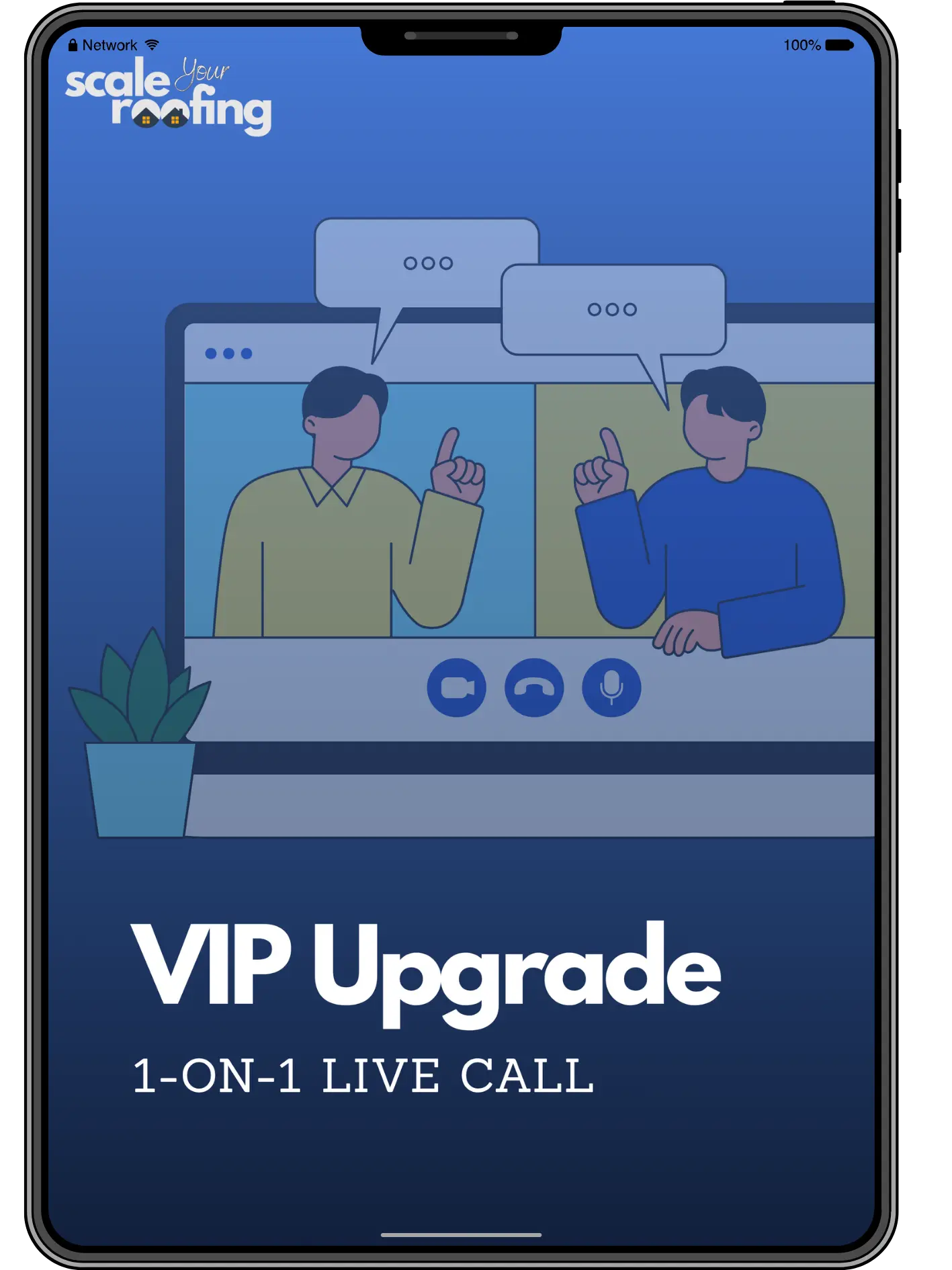 Founders Access bonus—VIP upgrade graphic for Prompt-Factory: one-on-one live call to optimize roofing ad copy