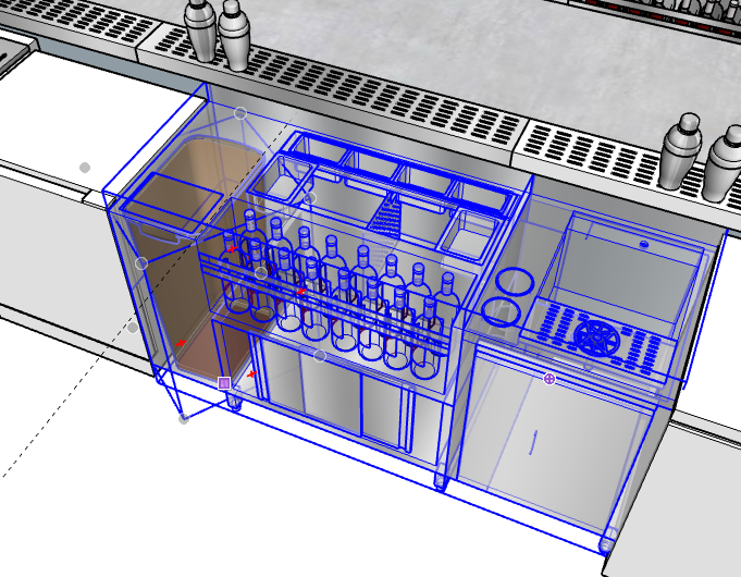 Proceso de diseño de estación de bar
