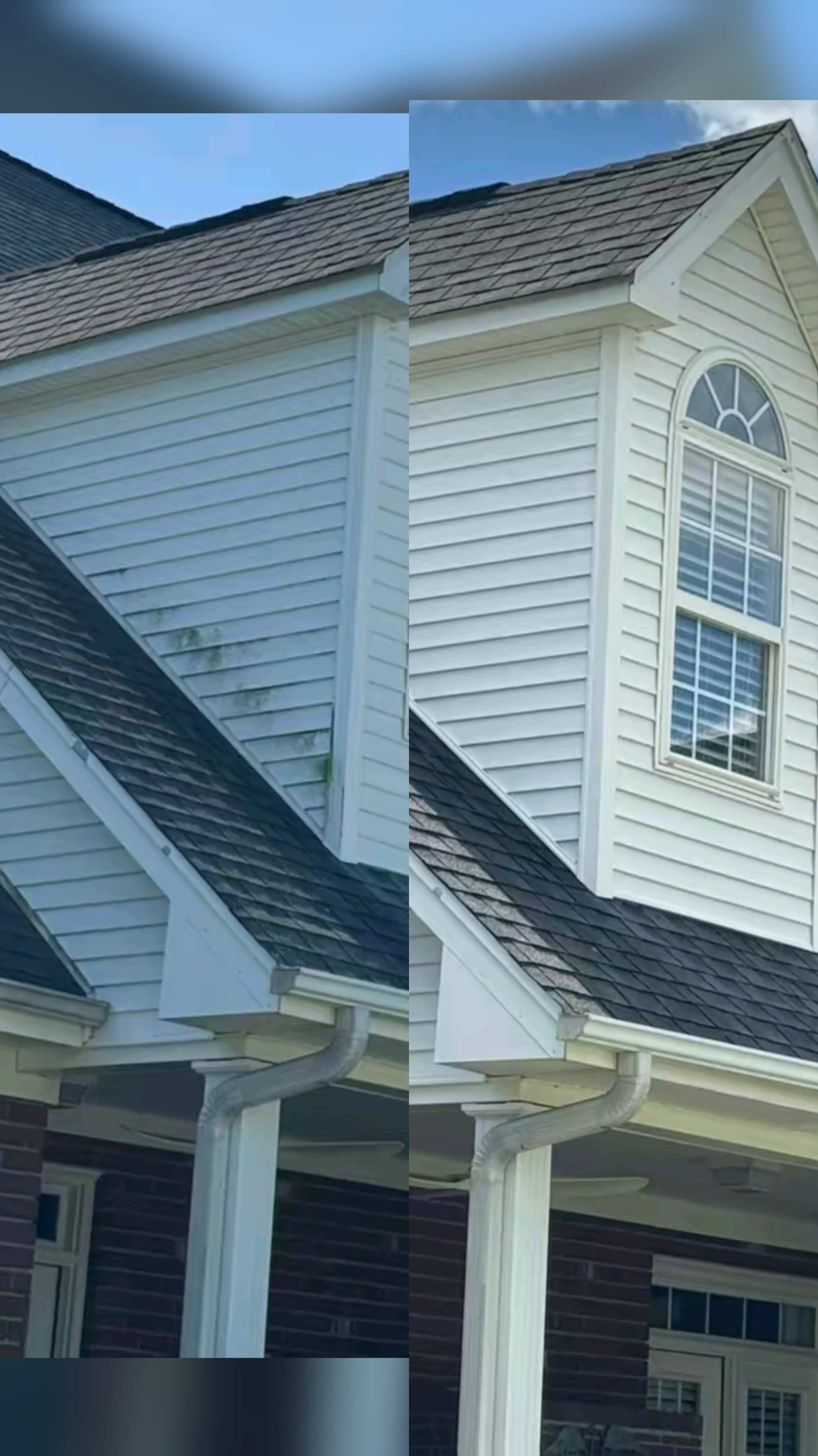 House washing for siding and exterior home surfaces