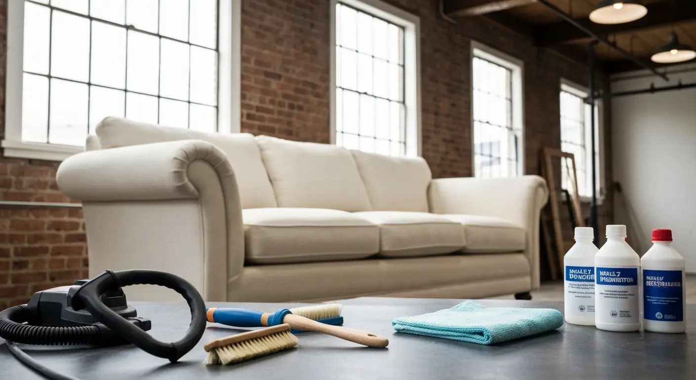 Upholstery cleaning service