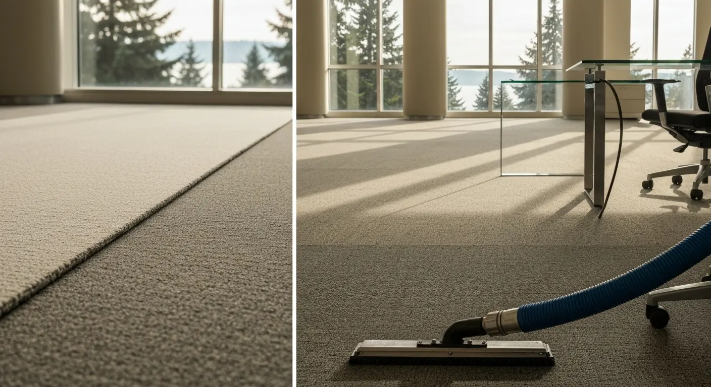 Commercial carpet cleaning for Kirkland offices
