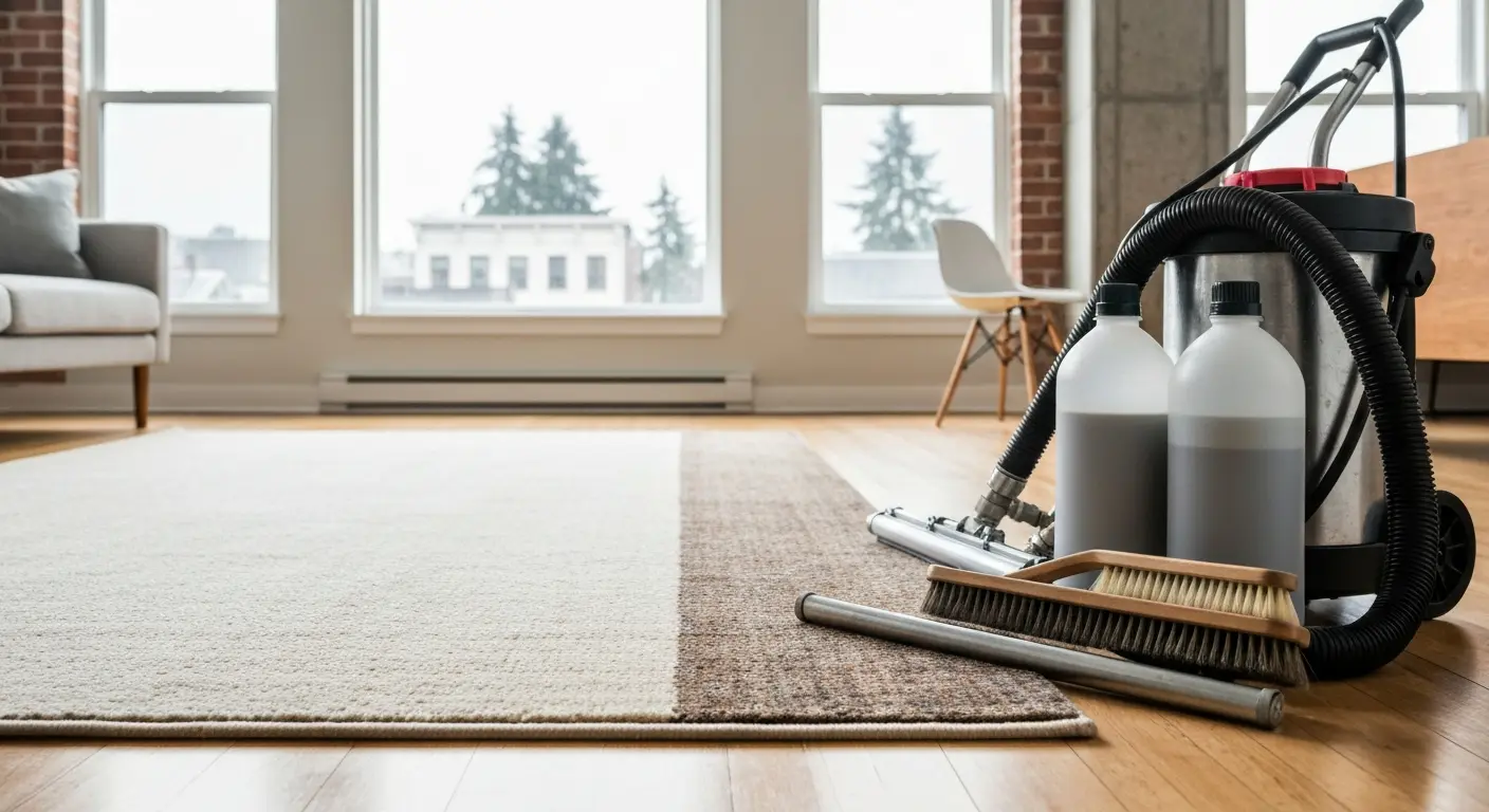 Area rug cleaning for Seattle residential