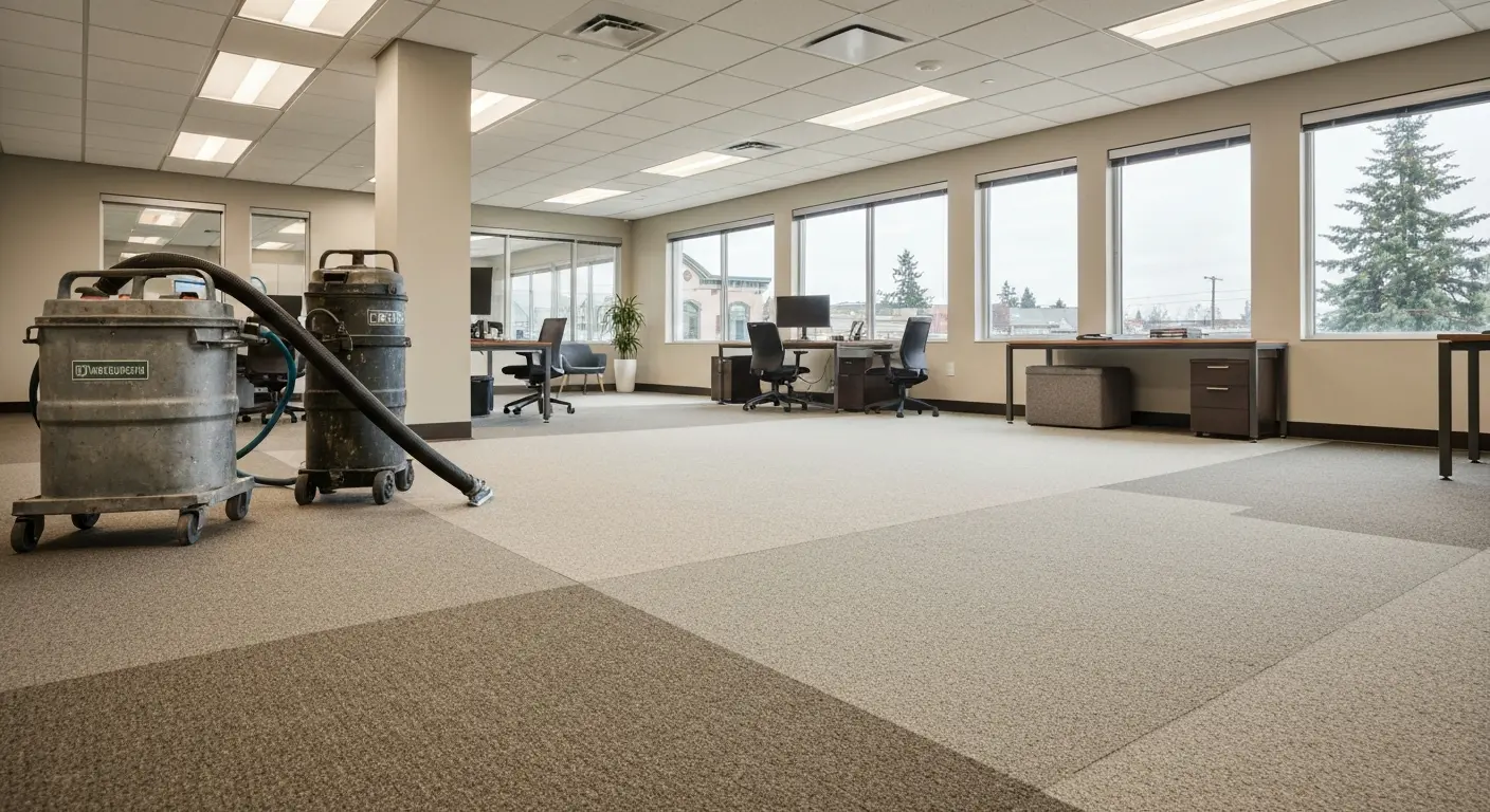 Commercial carpet cleaning Edmonds office building