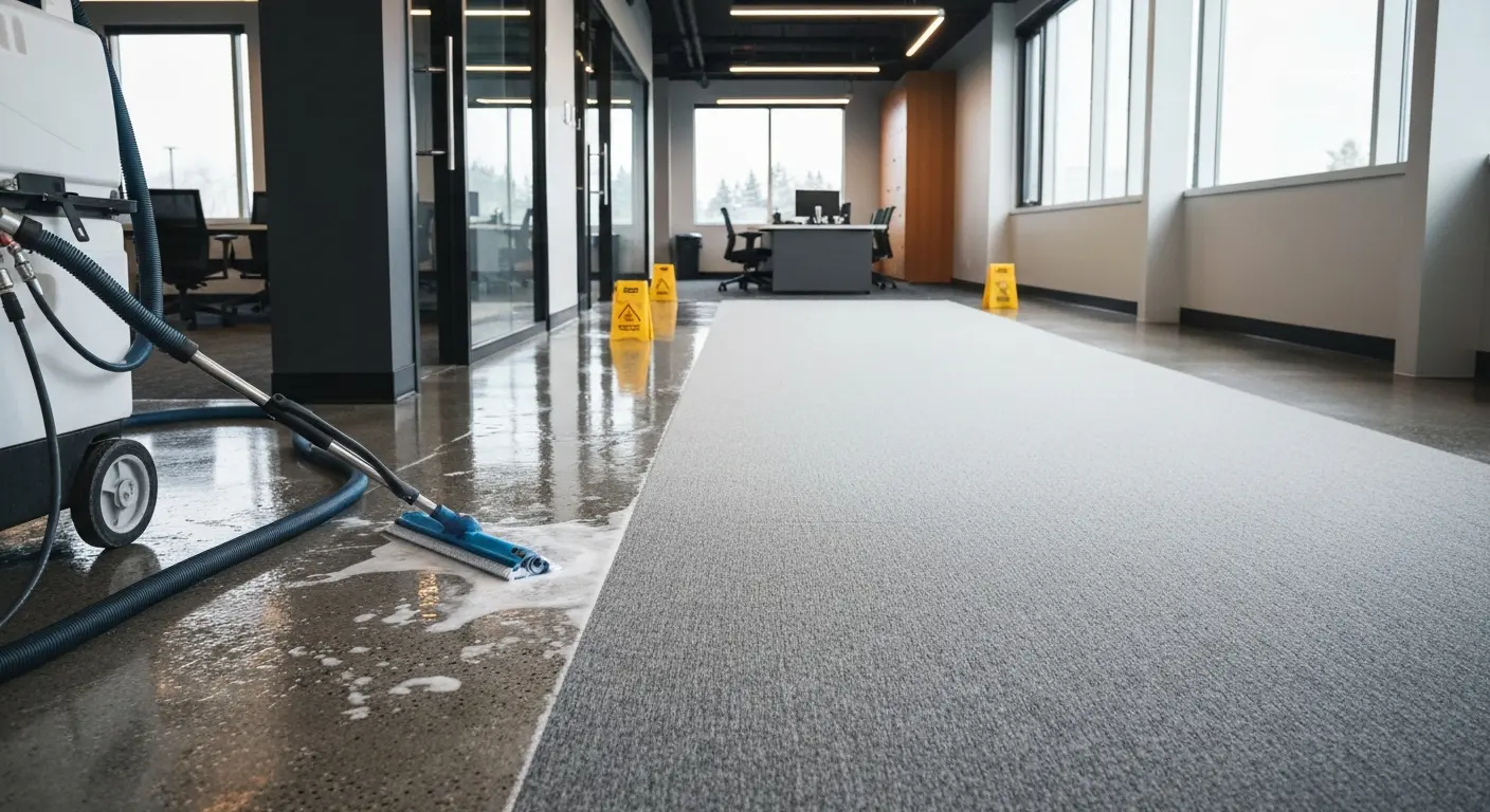 Commercial carpet cleaning in Woodinville offices