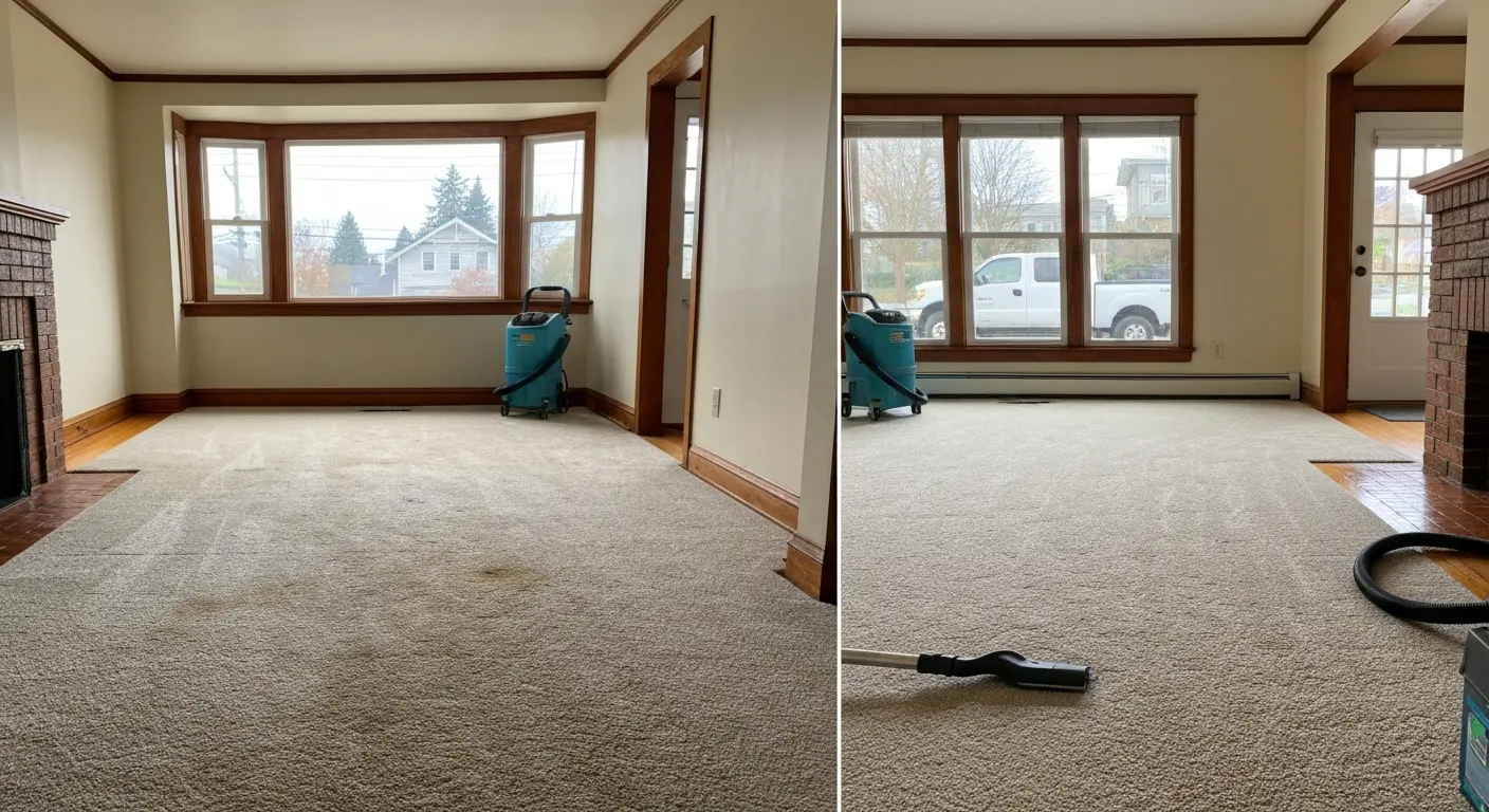 Residential carpet cleaning