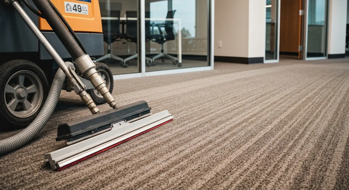 Commercial carpet cleaning in Lynnwood office