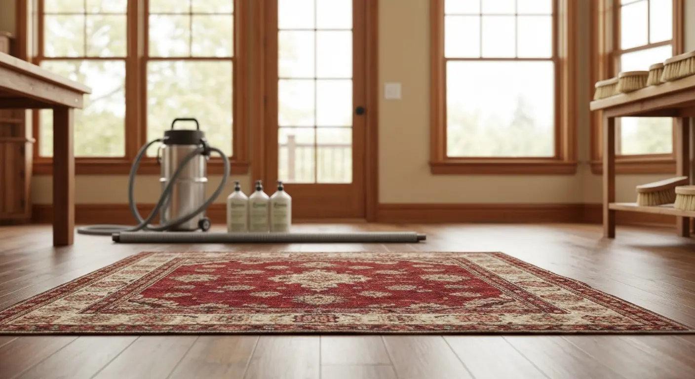 Area rug cleaning and restoration