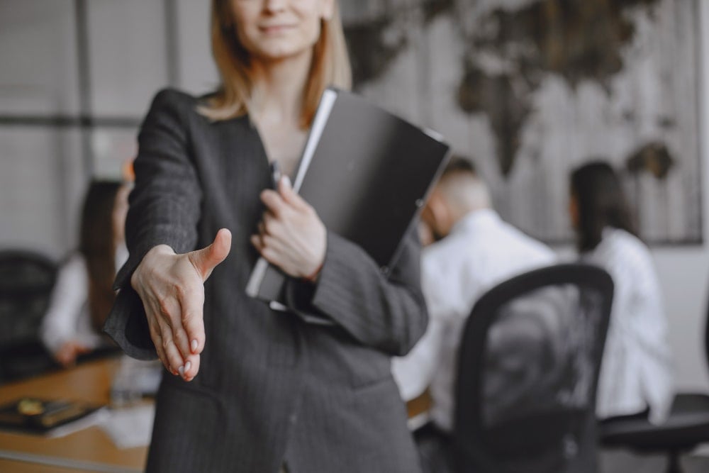 Business professional in an office