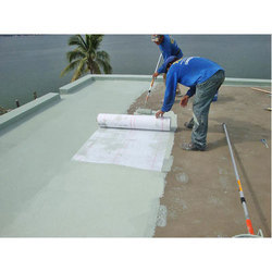 HydroStop coating on a commercial metal roof
