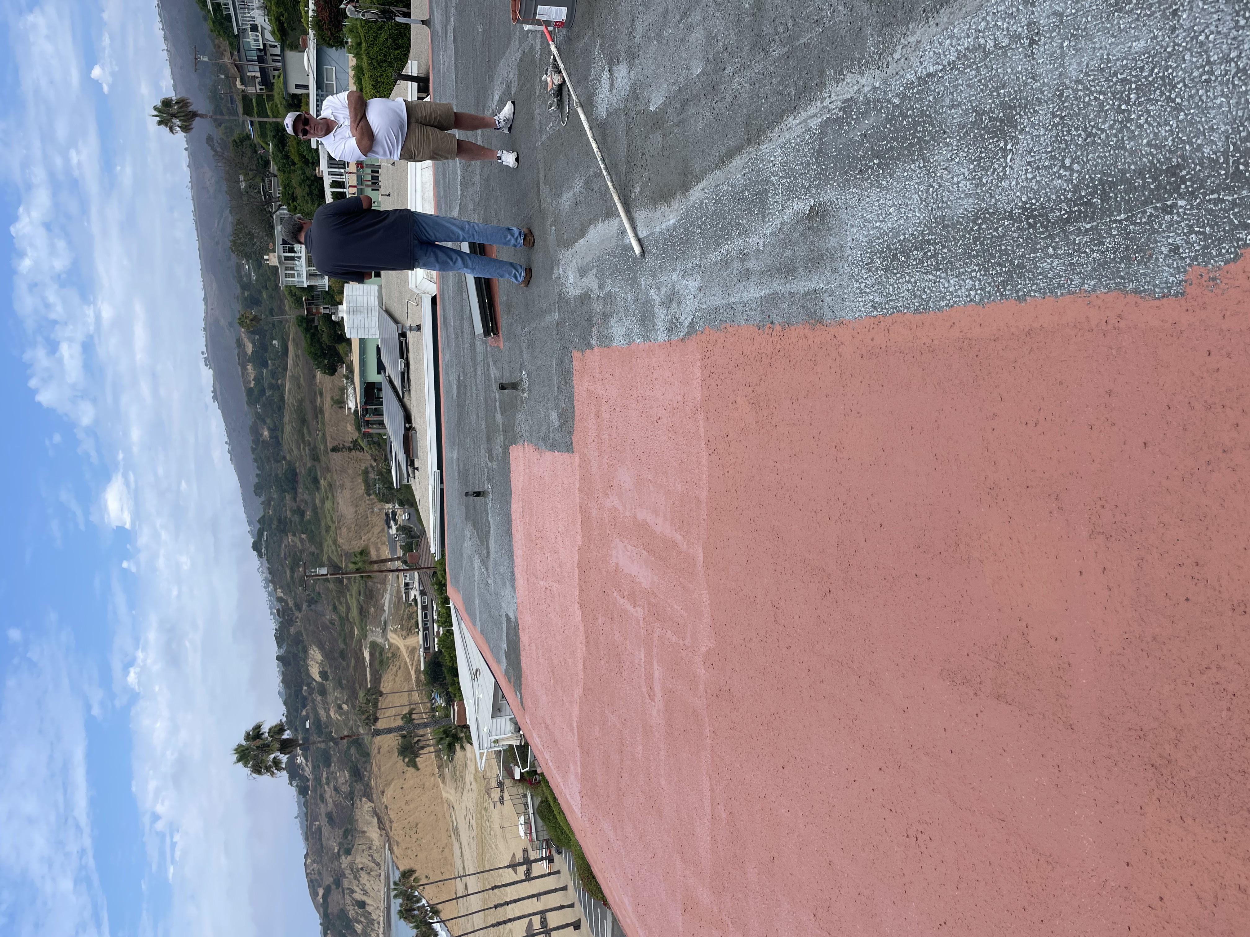 Commercial flat roof