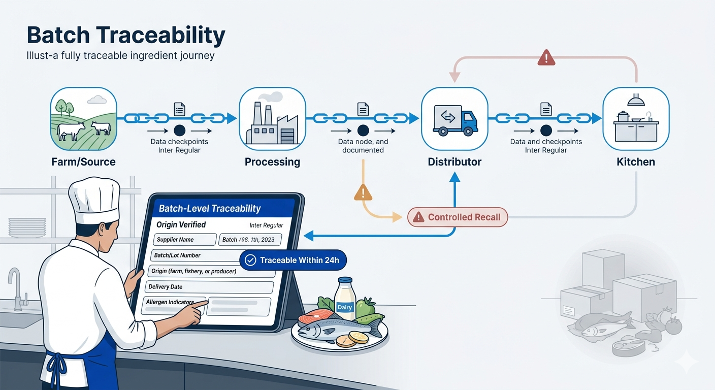 They demand traceability where it matters