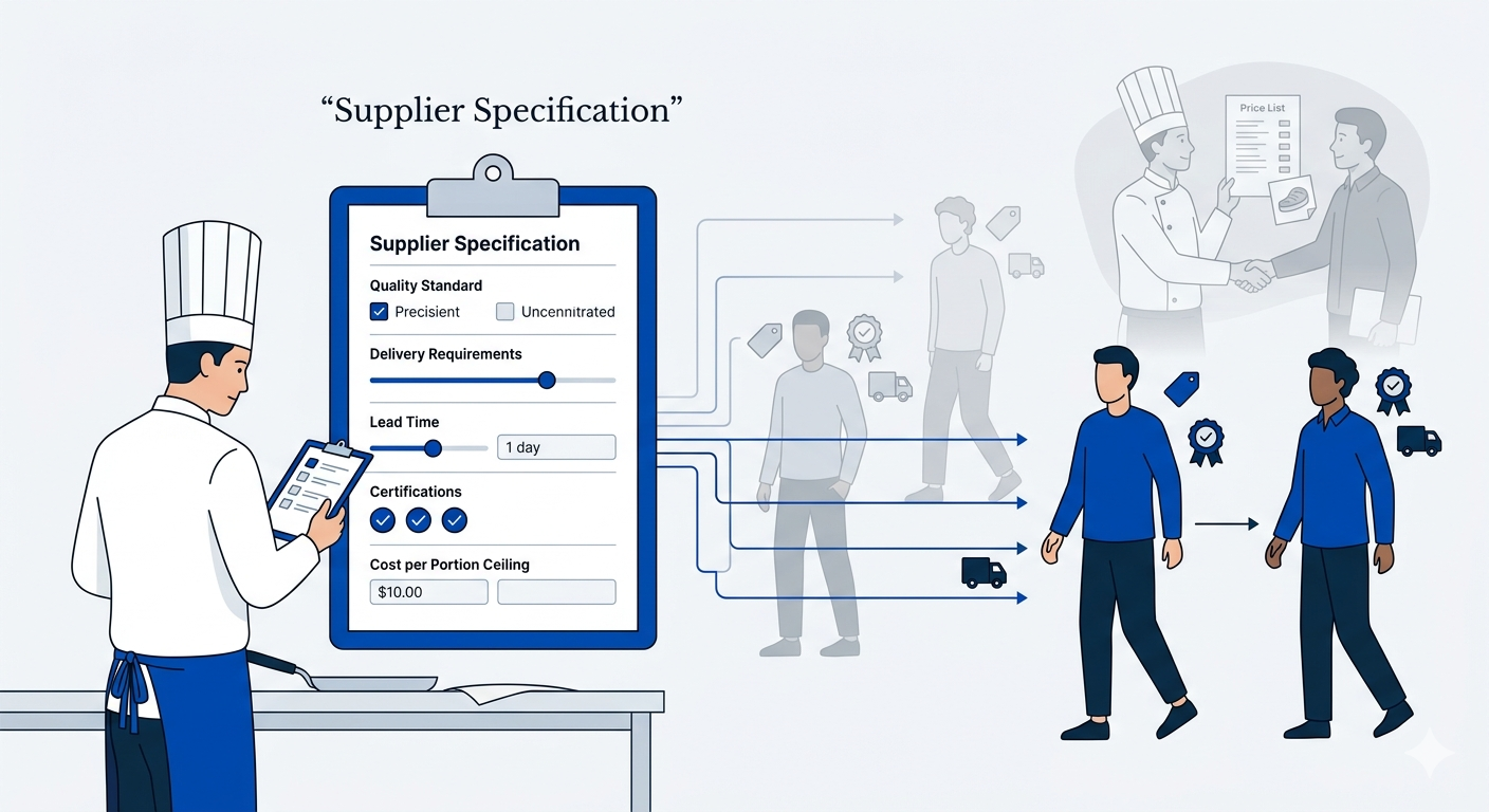 They define their standards before they start searching