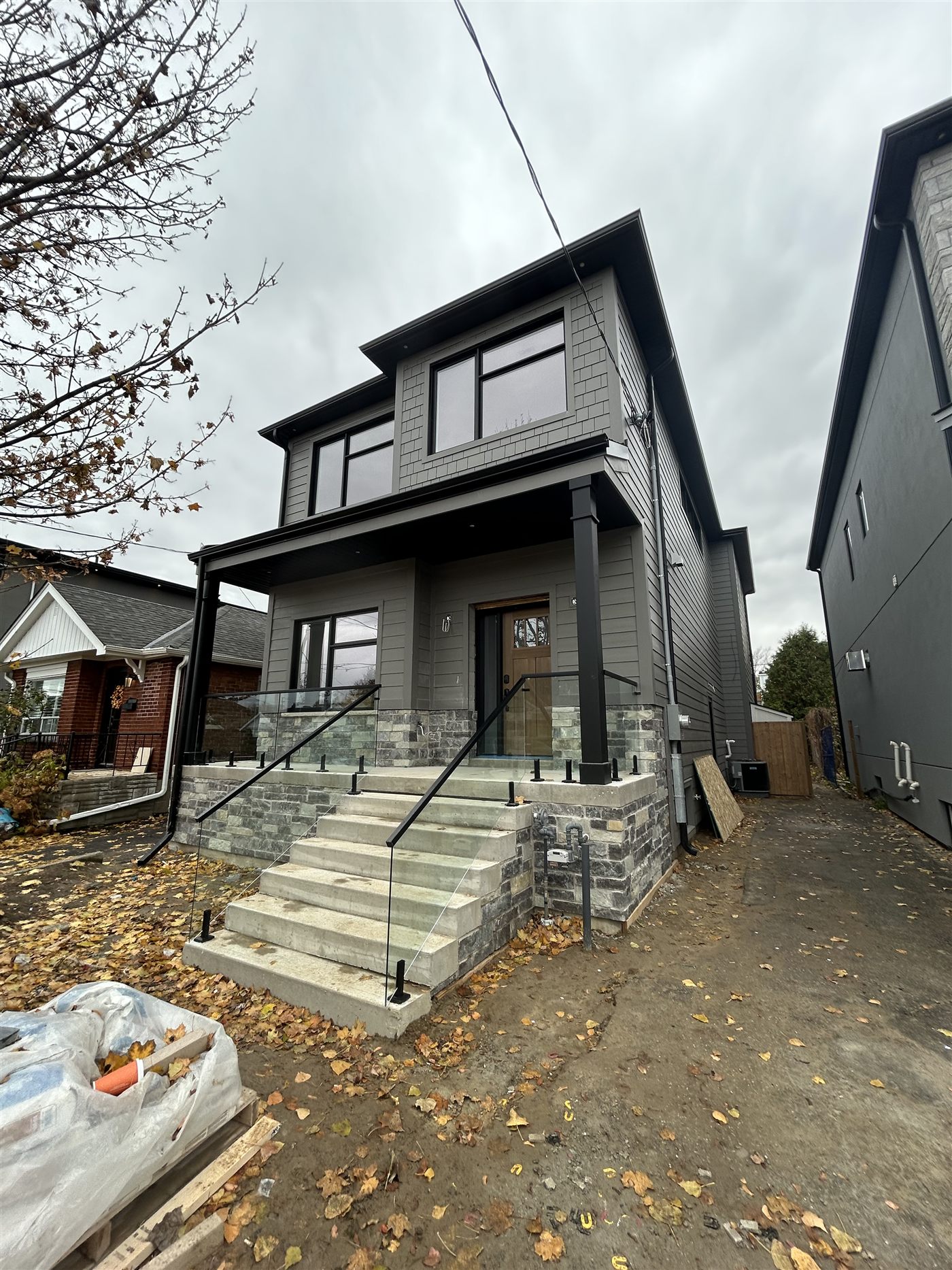 Inwood Avenue after: the same lot as a two-storey family home
