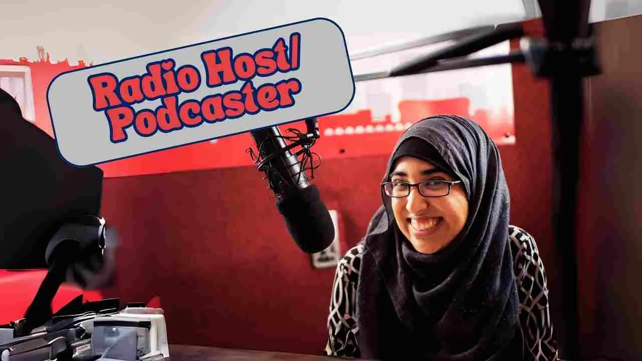 Syd as a radio host and podcaster