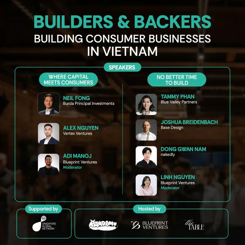 Building Consumer Businesses in Vietnam event at Register to See in Ho Chi Minh City.