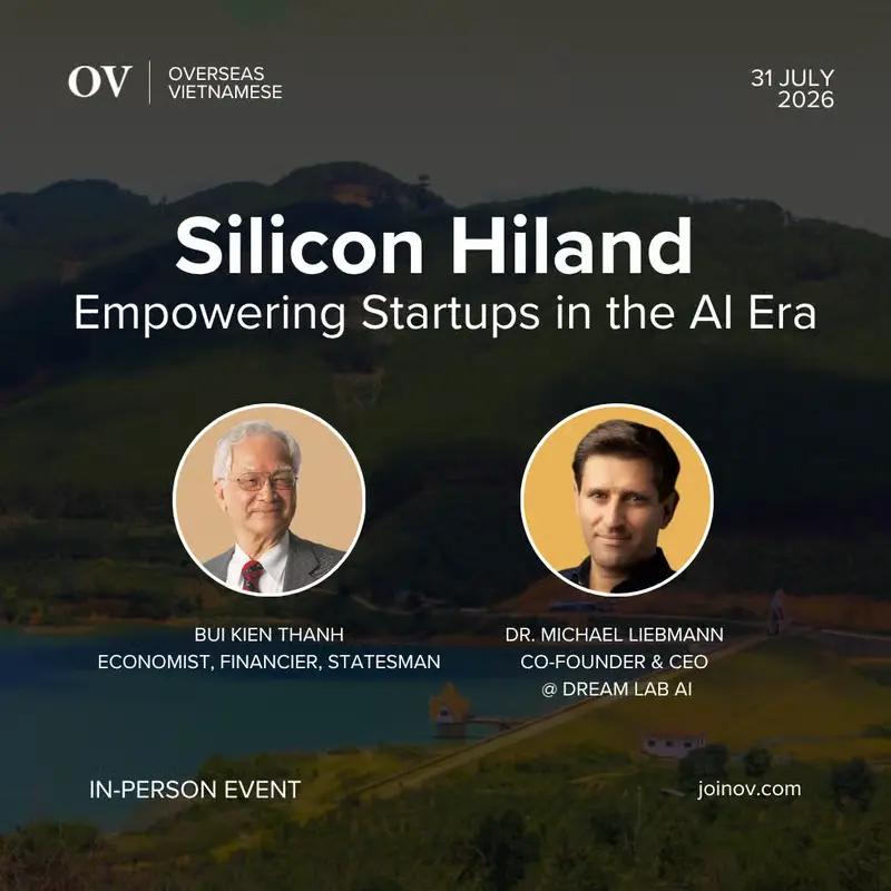 Silicon Hiland: Empowering Startups in the AI Era event at Register to See in Ho Chi Minh City.