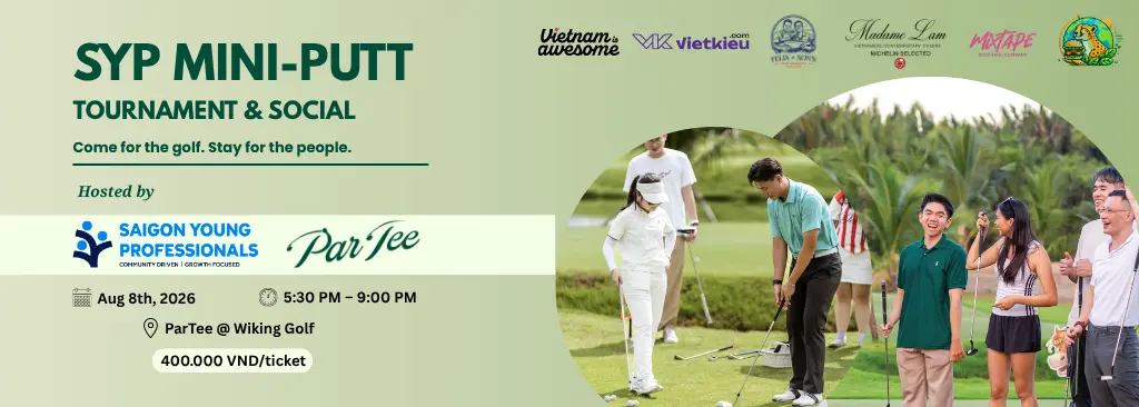 Mini Putt Tournament & Social event at Partee in Ho Chi Minh City.