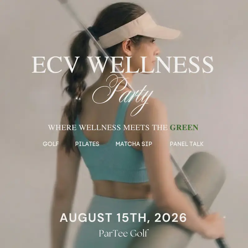 ECV Wellness | Edition 1: Golf Meets Pilates Party event at Partee in Ho Chi Minh City.