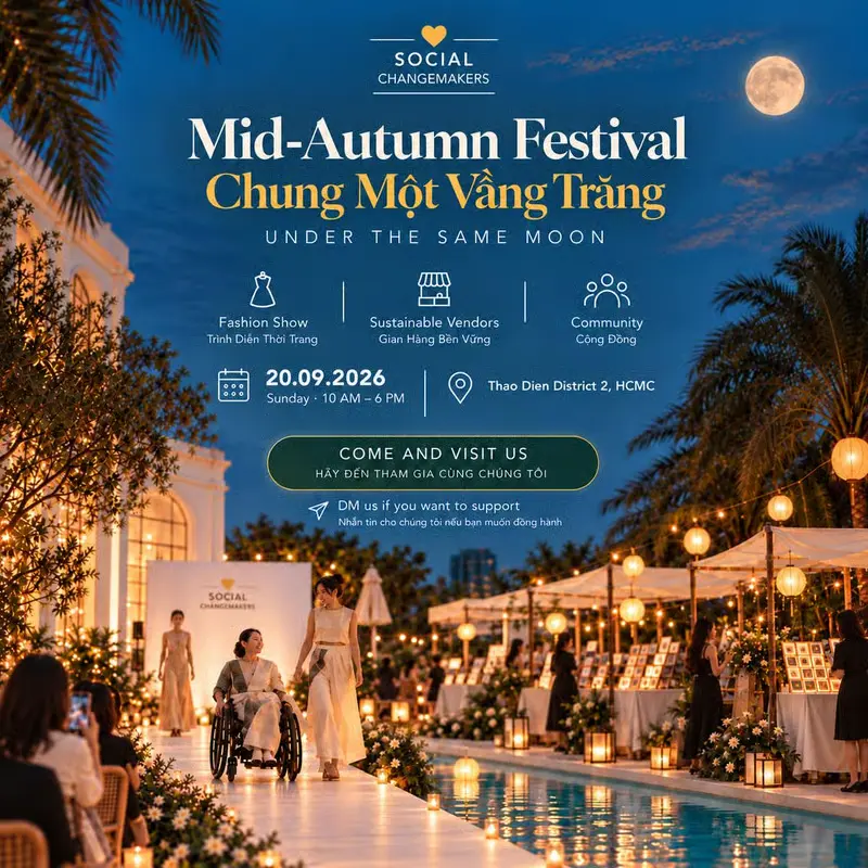Under The Same Moon - An Inclusive Mid-Autumn GiveFest event at Register to See in Ho Chi Minh City.