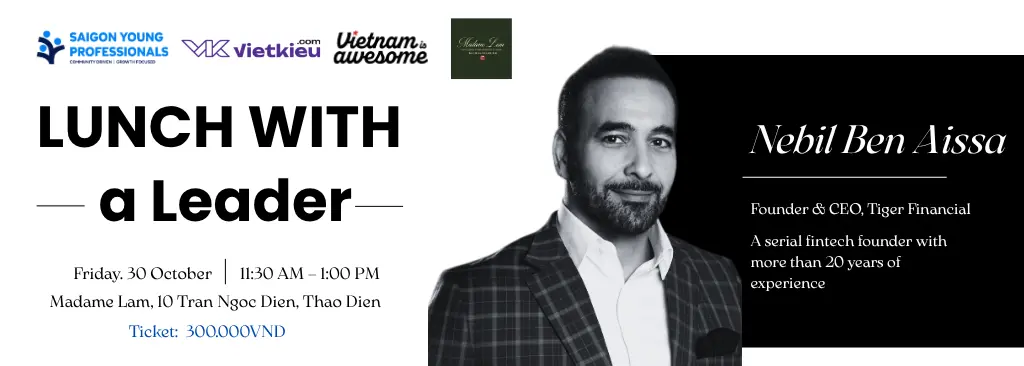 Lunch with a Leader: Mentorship Series #8 event at Madame Lam (Private Room) in Ho Chi Minh City.